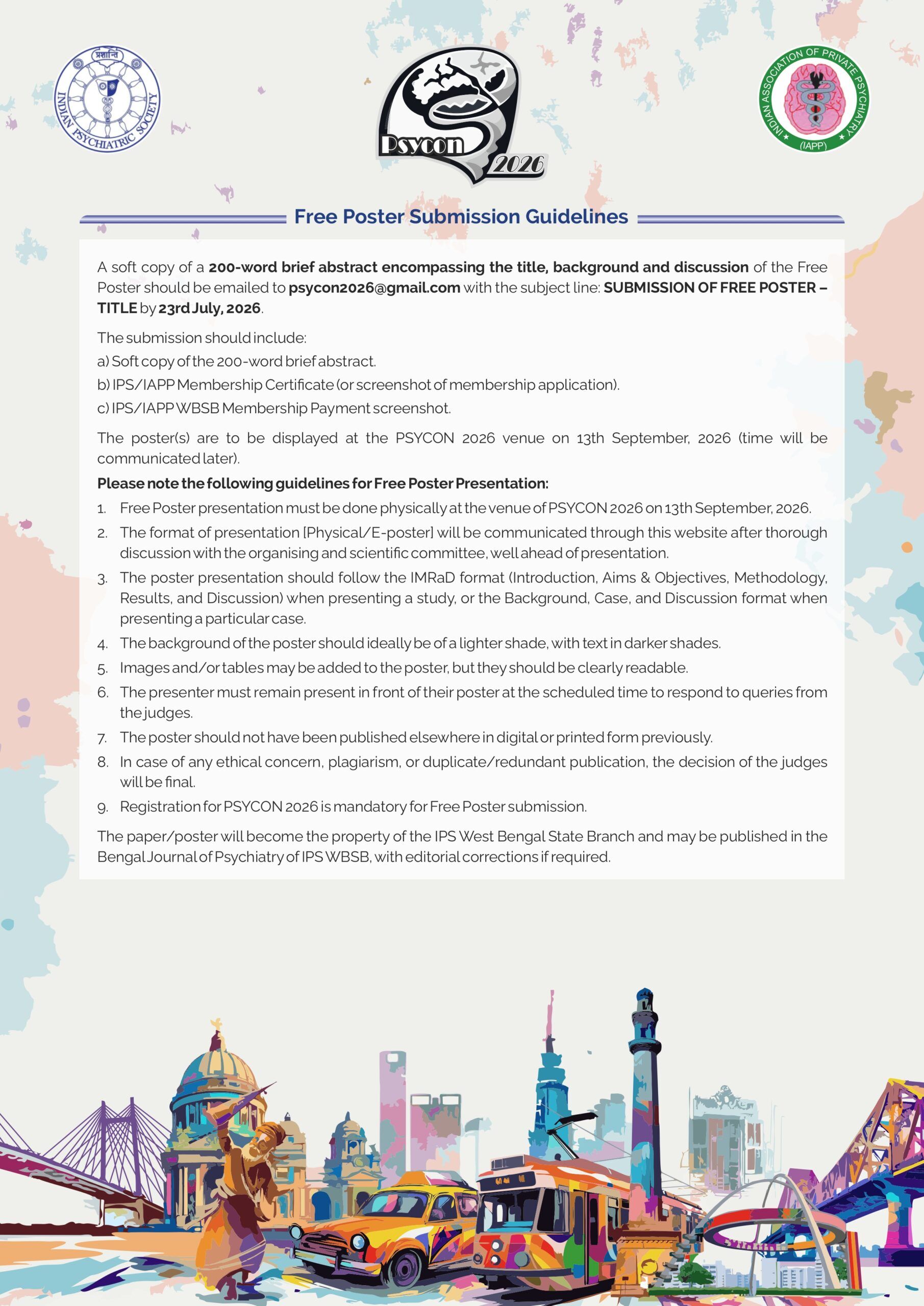 Free Poster Submission Guidelines